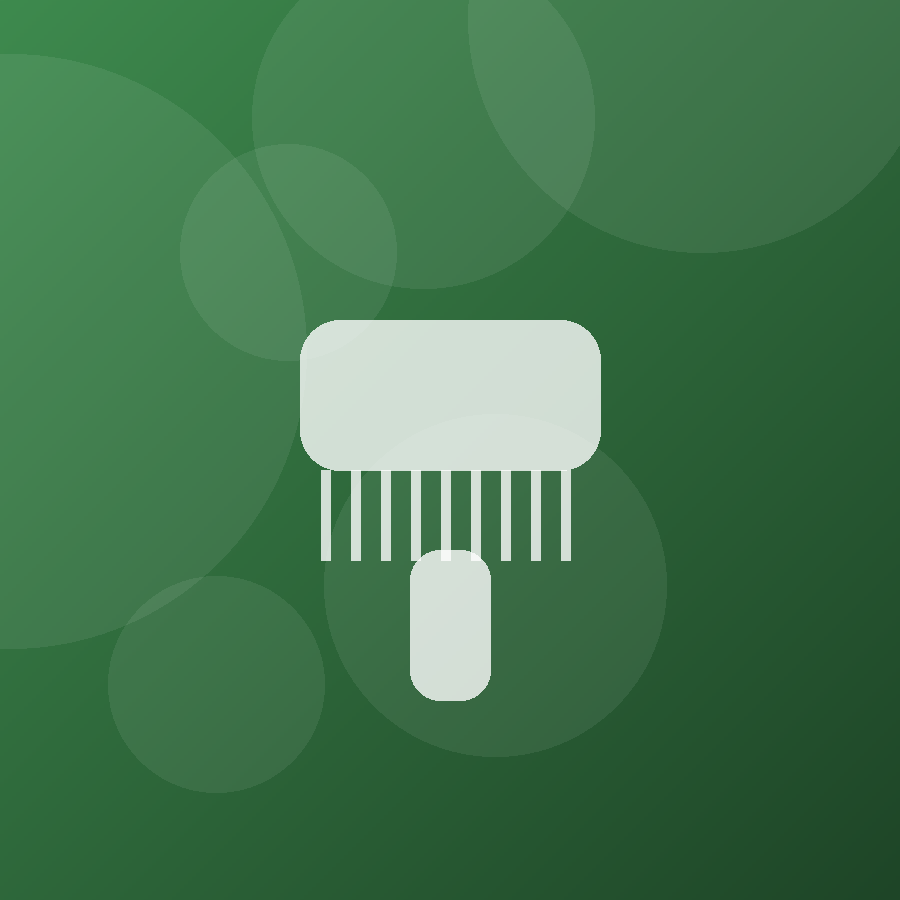 Brosse démêlante double face